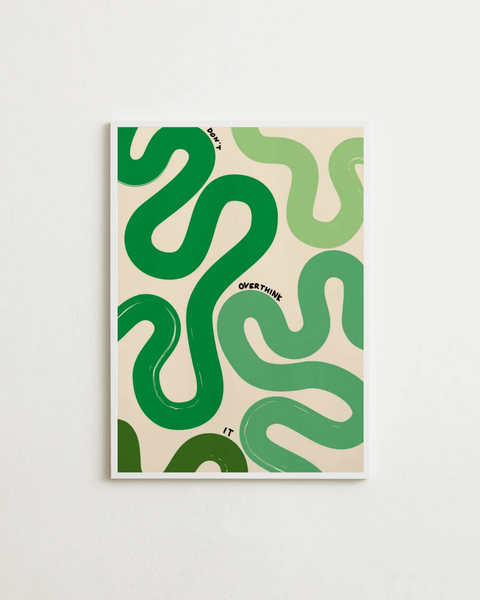 Overthinkin’ in Green - FrenzyFrame