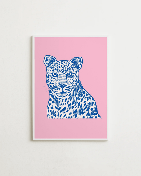 Blue Leopard - FrenzyFrame