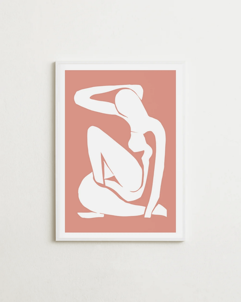 Figure in Blush - FrenzyFrame