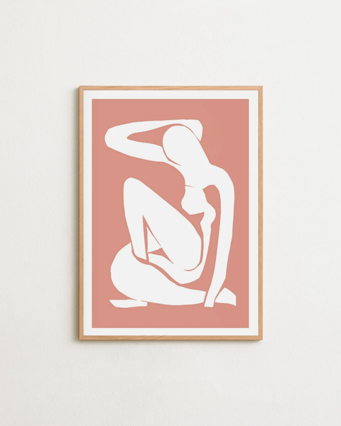 Figure in Blush - FrenzyFrame