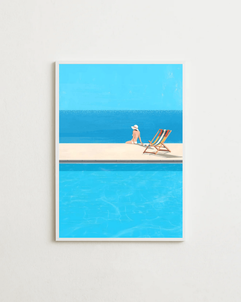 Poolside Silence - FrenzyFrame