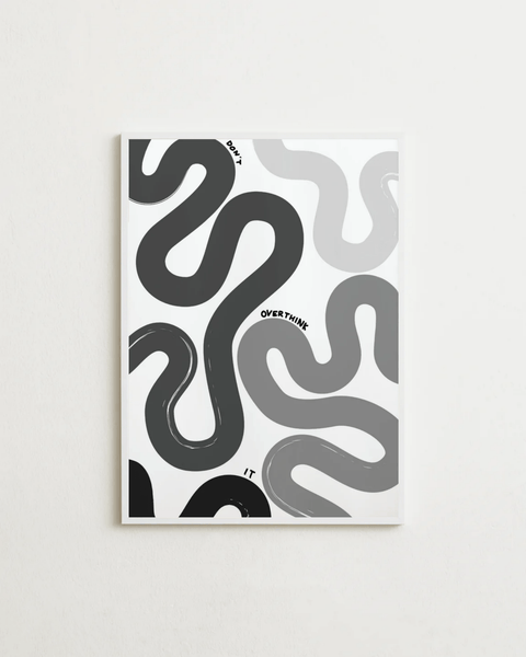 Overthinkin’ in Black - FrenzyFrame