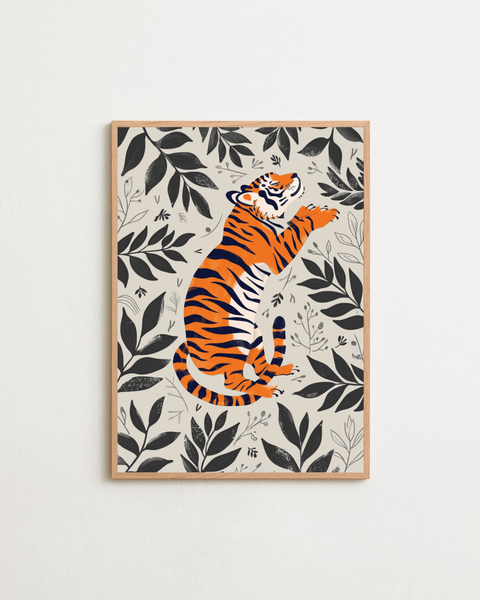 Sleepy Tiger - FrenzyFrame